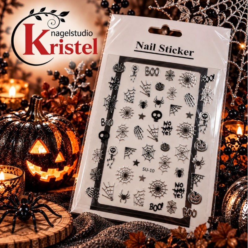 Nail Sticker SU-10 Silver