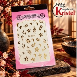 Easy Nail Art Sticker Nail Art JO2675 Goud