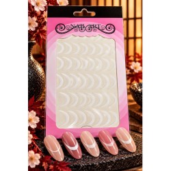 Easy Nail Art Sticker Nail Art STZ-CS255 White