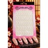Easy Nail Art Sticker Nail Art STZ-CS255 White