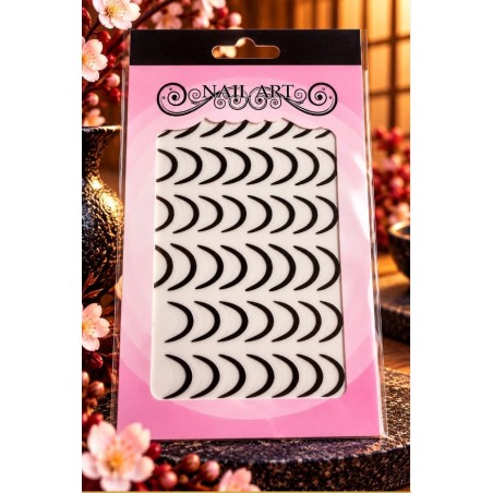Easy Nail Art Sticker Nail Art STZ-CS255 Black
