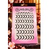 Easy Nail Art Sticker Nail Art STZ-CS255 Black