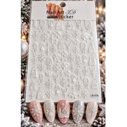 Easy Nail Art Sticker Nail Art 5D-0105