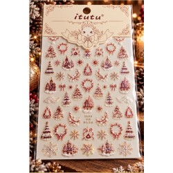 Easy Nail Art Sticker ITUTU 438