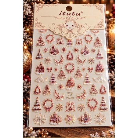 Easy Nail Art Sticker ITUTU 438