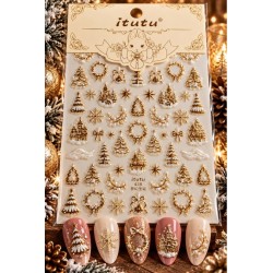 Easy Nail Art Sticker ITUTU 436