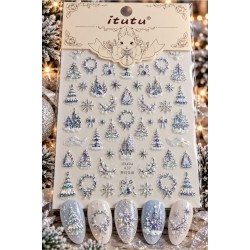 Easy Nail Art Sticker ITUTU 437