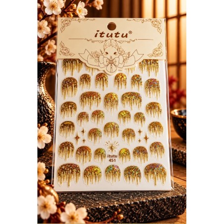 Easy Nail Art Sticker ITUTU 451