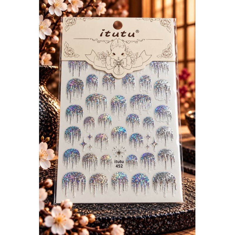 Easy Nail Art Sticker ITUTU 452