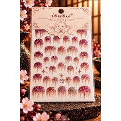 Easy Nail Art Sticker ITUTU 453