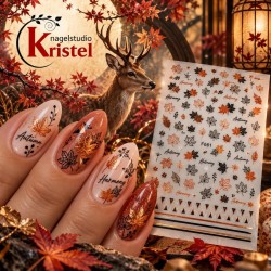 Easy Nail Art Sticker Colorf k328