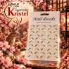 Easy Nail Art Sticker NAIL DECALS DH-708 Gold