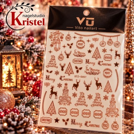 Easy Nail Art Sticker Colorf k373
