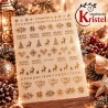 Easy Nail Art Sticker Colorf k361