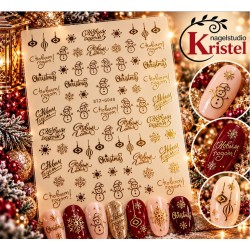 Easy Nail Art Sticker Colorf k360
