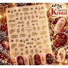 Easy Nail Art Sticker Colorf k360