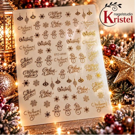 Easy Nail Art Sticker Colorf k360