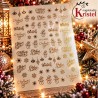 Easy Nail Art Sticker Colorf k360