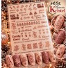 Easy Nail Art Sticker Colorf k365