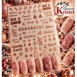 Easy Nail Art Sticker Colorf k365