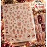 Easy Nail Art Sticker Colorf k369