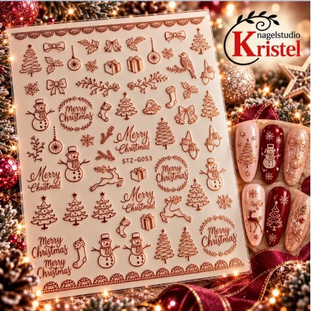 Easy Nail Art Sticker Colorf k366