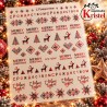 Easy Nail Art Sticker Colorf k364