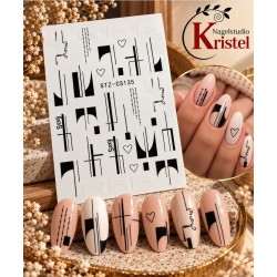 Easy Nail Art Sticker K773