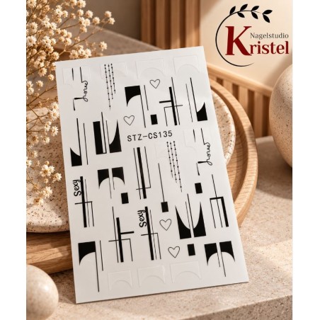 Easy Nail Art Sticker K773