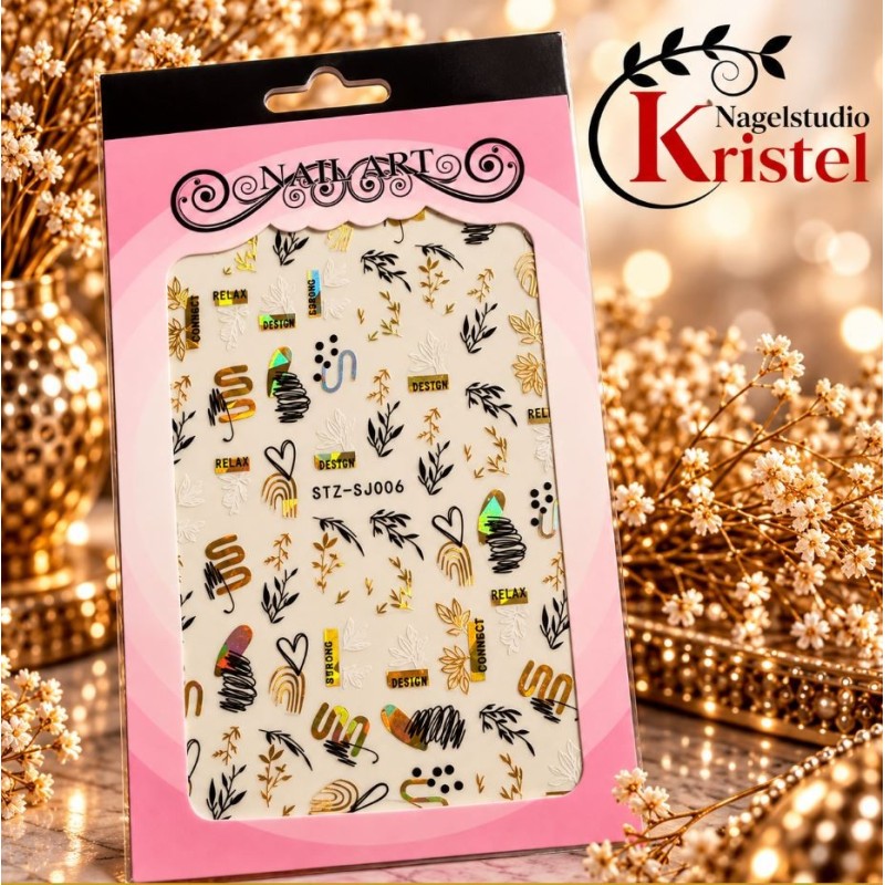 Easy Nail Art Sticker Nail Art STZ-SJ006