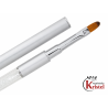 Gel Brush 6 Synthetic Acrylic Glitter Oval soft