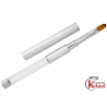 Gel Brush 6 Synthetic Acrylic Glitter Oval soft