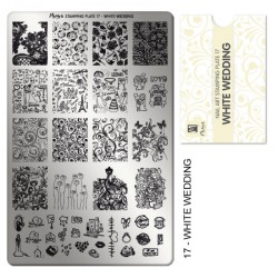 MOYRA - STAMPING PLATE 17 WHITE WEDDING