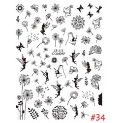 EASY NAIL STICKER B339