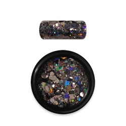 HOLO GLITTER MIX BLACK