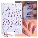 KRULLEN & STREPEN / ABSTRACT EASY NAIL ART STICKERS 