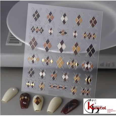 Easy Nail Art Sticker B1224